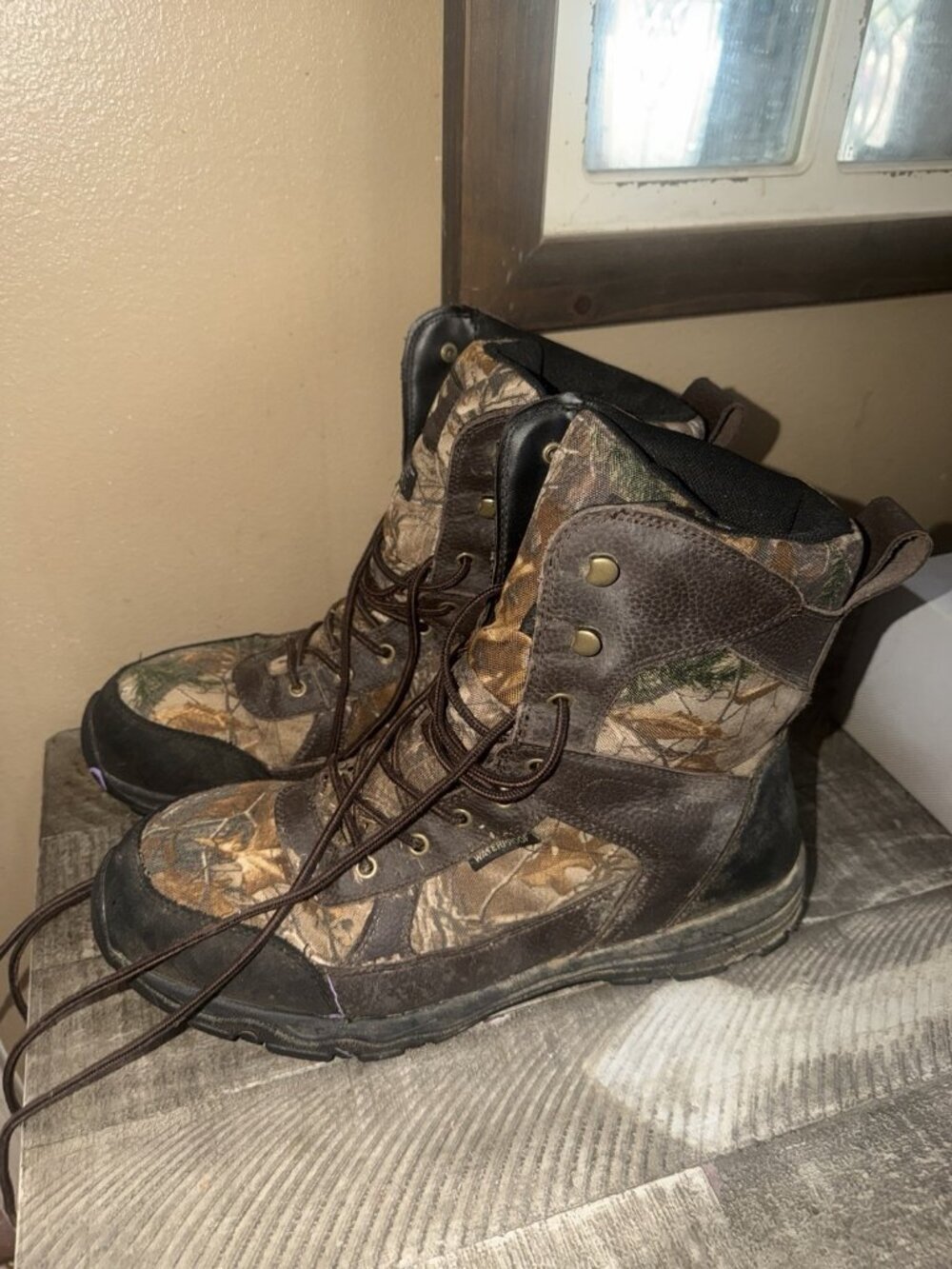 Herman Survivors Men's Camo Hunting Boots Waterproof Insulated US 13 W